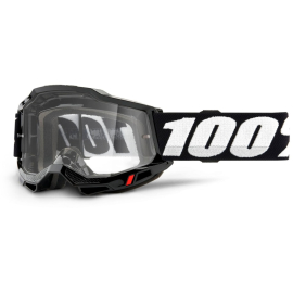 100% ACCURI 2 Goggle Black - Clear Lens