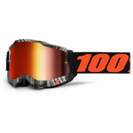 100% Accuri 2 Youth Goggle Geospace / Red Mirror Lens