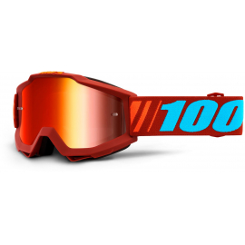 100% Accuri Goggles AF066 / Red Mirror Lens