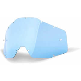 100% Accuri / Racecraft / Strata Anti-Fog Replacement Lens - Blue