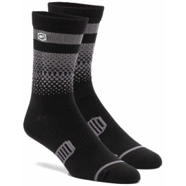 100% Advocate Performance Socks Black / Charcoal L/XL