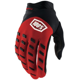 100% Airmatic Gloves Red / Black L