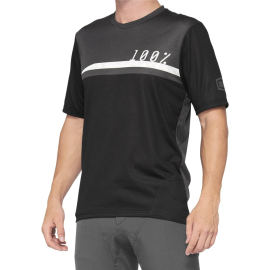 100% AIRMATIC Jersey Black/Charcoal MD