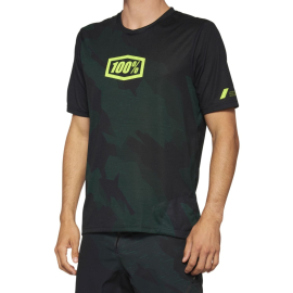 100% Airmatic Short Sleeve Limited Edition Jersey Black Camo S