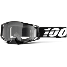 100% Armega Goggles Black Essential / Clear Lens