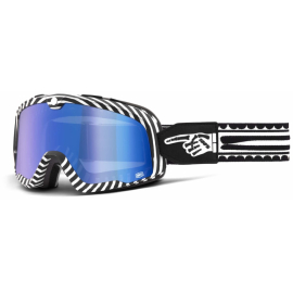 100% Barstow Goggle Death Spray / Mirror Red Lens