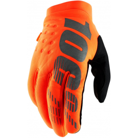 100% Brisker Cold Weather Glove Fluo Yellow S