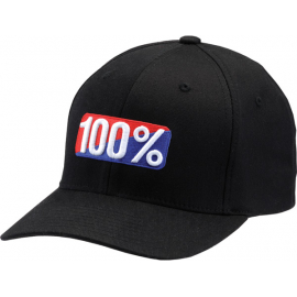100% Classic Flexfit Hat Black S / M