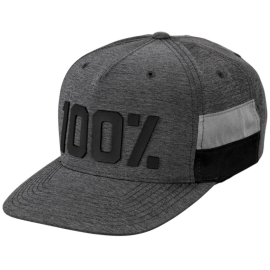 100% Frontier Snapback Hat Grey Heather