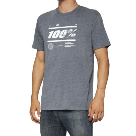 100% GLOBAL Short Sleeve T-Shirt Heather Grey S