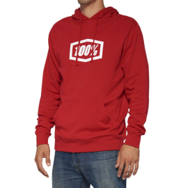100% Icon Pullover Hoodie Chalk S