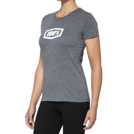 100% ICON Short Sleeve Women's T-Shirt Heather Grey S