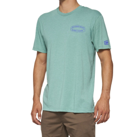 100% INFINITEE Short Sleeve T-Shirt Ocean Blue S