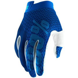 100% iTrack Glove Blue / Navy S