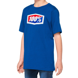 100% Official Youth T-Shirt Blue S