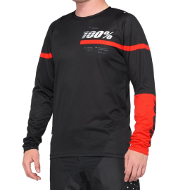 100% R-Core Jersey Black / Red M