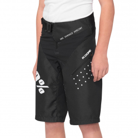 100% R-Core Youth Shorts Black 22"