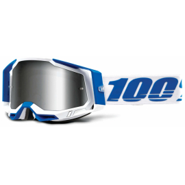 100% Racecraft 2 Goggle Isola / Flash Silver Lens