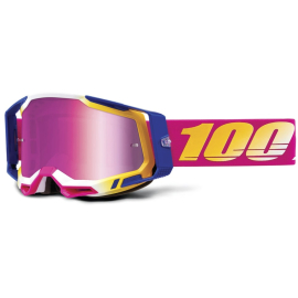 100% Racecraft 2 Goggle Mission / Mirror Pink Lens
