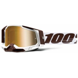 100% Racecraft 2 Goggle Snowbird / True Gold Lens