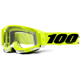100% Racecraft 2 Goggle Yellow / Clear Lens