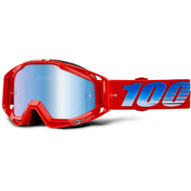 100% Racecraft Goggles Cobalt Blue / Blue Mirror Lens