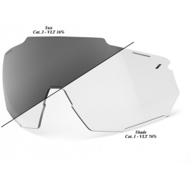Racetrap Replacement Lens  Photochromic ClearSmoke