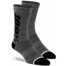 100% Rhythm Merino Wool Performance Socks Charcoal S / M