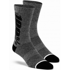 100% Rhythm Merino Wool Performance Socks Charcoal S / M