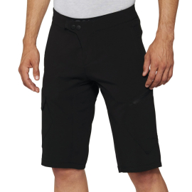 100% Ridecamp Shorts with Liner 2022 Black 28"
