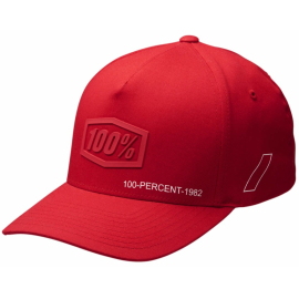 100% Shadow FlexFit X-Fit Cap Red S/M