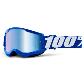 100% Strata 2 Youth Goggle Blue / Blue Mirror Lens