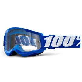 100% Strata 2 Youth Goggle Blue / Clear Lens