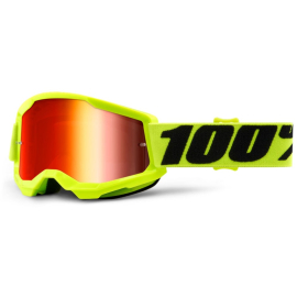 100% Strata 2 Goggle Red / Red Mirror Lens