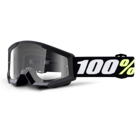100% STRATA MINI Goggle Black - Clear Lens