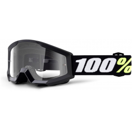 100% Strata Mini Goggles Black / Clear Lens