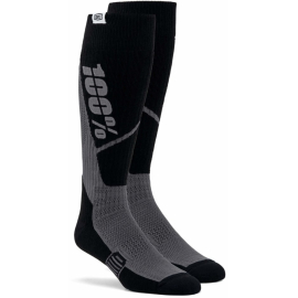 100% Torque Thick Comfort MX Sock Black S/M