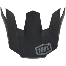 100% Trajecta Helmet Replacement Visor Black