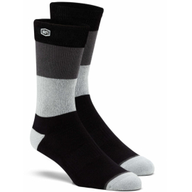 100% TRIO Casual Socks Black S/M