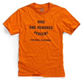 100% Warez T-Shirt Heather Orange S