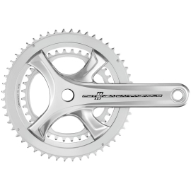 CAMPAGNOLO POTENZA SILVER (HO) CHAINSET ULTRA TORQUE 11 SPEED 175MM 50-34T (COMPATIBLE ONLY WITH PO11 HO EP18): SILVER 175MM 50-34T