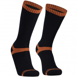 Dexshell - Hytherm Pro Socks Black Tangelo stripe - L
