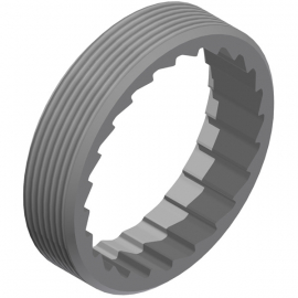External screw thread ring nut M35 x 1 mm for Hybrid Pawl Hubs steel