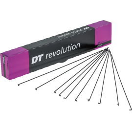 Revolution black spokes 14 / 17 g = 2 / 1.5 mm box 72, 262 mm