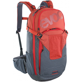 EVOC NEO PROTECTOR BACKPACK 16L CHILI REDCARBON GREY LXL
