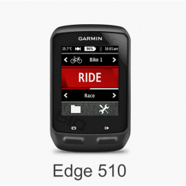 Edge 510 GPS-enabled cycle computer with cadence sensor & HRM, black
