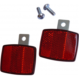 HAMAX REFLECTOR SET REAR (2 PIECES) Z- AND K-MARKED. :