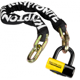 New York Fahgettaboudit Chain 14mmX100 And NY Disc Lock Sold Secure Diamond