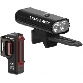 Lezyne - LED - Lite Drive 1000XL/Strip Pro - Pair - Black