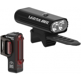 Lezyne - LED - Micro Pro 800XL/Strip Drive - Pair - Black